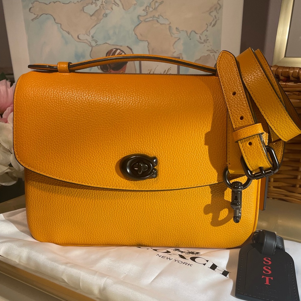 💓SOLD💓Coach Pollen Cassie - Rare  🦄 💛 - Picture 14 of 16